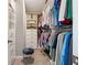 Well-organized walk-in closet with ample shelving and hanging space at 505 Stagecoach Bnd, Smyrna, GA 30080