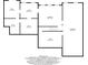 Lower level floor plan, 173 sq ft, includes multiple rooms and a basement at 221 Heritage Town Pkwy, Canton, GA 30115