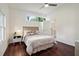 Cozy bedroom with hardwood floors and an en-suite bathroom at 2256 Barge Sw Rd, Atlanta, GA 30331