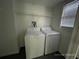 Laundry room with washer and dryer at 1921 Clinton Pl, Lawrenceville, GA 30043