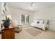 Serene bedroom with daybed and decorative shelving at 2082 Greenway Mill Ct, Snellville, GA 30078