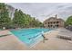 Resort-style pool with lounge chairs and a spacious deck area at 2082 Greenway Mill Ct, Snellville, GA 30078