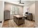 Bright home office features built-in desk and ample storage at 2082 Greenway Mill Ct, Snellville, GA 30078