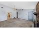 Open living room with a view into the kitchen area at 285 Independence Dr, Jonesboro, GA 30238