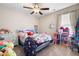 Charming bedroom with unicorn theme and plenty of storage at 311 Tuggle Ct, Woodstock, GA 30188