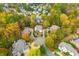 Aerial view of residential neighborhood at 3214 Burnette Ne Dr, Roswell, GA 30075