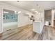 Modern kitchen with island and stainless steel appliances at 170 Pinehurst Dr, Stockbridge, GA 30281