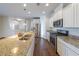 Modern kitchen with stainless steel appliances and granite countertops at 214 Walnut Ridge Rd, Canton, GA 30115