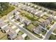 Aerial view of a neighborhood with many houses at 4259 Hansford Loop, Marietta, GA 30064