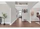 Bright entryway with hardwood floors, high ceilings and neutral color palette at 4259 Hansford Loop, Marietta, GA 30064