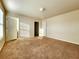 Bedroom with private bath access and neutral decor at 5150 Amberland Sq, Atlanta, GA 30349