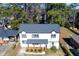 Aerial view of a renovated two-story house at 2036 E Camellia Dr, Decatur, GA 30032