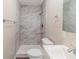 Updated bathroom with a shower, toilet and vanity at 3205 Harris Dr, Atlanta, GA 30344