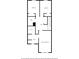 Two-story floor plan; upper level has primary bedroom and two other bedrooms at 646 Oakside Pl, Acworth, GA 30102