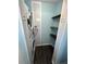 Laundry closet with washer, dryer, and additional shelving at 1608 Briarcliff Ne Rd # 3, Atlanta, GA 30306