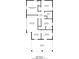 3-bedroom, 1-bathroom floor plan with carport and 894 sq ft at 3388 Jackson Dr, Decatur, GA 30032
