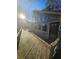 Large deck with access from the back of the house, overlooking a wooded area at 190 Valley Cv, Atlanta, GA 30350