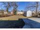 Large backyard with storage shed and patio at 2446 Lynn Iris Dr, Decatur, GA 30032