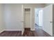 Bedroom with hardwood floors, closet, and access to another room at 2446 Lynn Iris Dr, Decatur, GA 30032