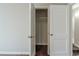 Open closet with hardwood floors at 2446 Lynn Iris Dr, Decatur, GA 30032