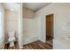 Bathroom features a shower/tub combo and linen closet at 7618 Mcgillicuty Dr, Union City, GA 30291
