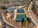 Aerial view of community tennis courts at 2650 The Terraces Way, Dacula, GA 30019