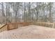 Wooden deck overlooking wooded backyard at 2691 Willow Green Dr, Duluth, GA 30096