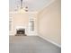 Living room with hardwood floors, fireplace and ceiling fan at 232 Baywood Ln, Villa Rica, GA 30180