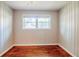 Bedroom with hardwood floors and wainscoting at 2756 Plantation Dr, East Point, GA 30344