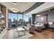 Open living space with city views and comfortable seating at 860 Peachtree Ne St # 2513, Atlanta, GA 30308