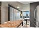 Open living room with city views and modern furnishings at 860 Peachtree Ne St # 2513, Atlanta, GA 30308