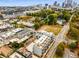 Aerial view of townhomes showcasing location near city skyline at 105 Georgia Se Ave # 2, Atlanta, GA 30312