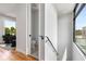 Clean and modern bathroom with a sliding door at 105 Georgia Se Ave # 2, Atlanta, GA 30312