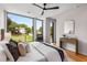 Bright bedroom featuring a king bed, large window, and city view at 105 Georgia Se Ave # 2, Atlanta, GA 30312