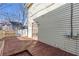 Backyard wooden deck extends from the back of the house at 320 Harden Se St, Atlanta, GA 30312