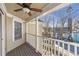 Private balcony overlooking the street and neighborhood at 320 Harden Se St, Atlanta, GA 30312