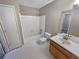 Bright bathroom featuring a tub, toilet and vanity at 501 Country Park Se Dr, Smyrna, GA 30080