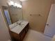 Bathroom with double vanity and tile flooring at 501 Country Park Se Dr, Smyrna, GA 30080