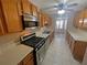 Kitchen with stainless steel appliances and wood cabinets at 501 Country Park Se Dr, Smyrna, GA 30080