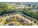 Neighborhood view next to school and lush trees at 711 Bridgeview Dr, Holly Springs, GA 30115