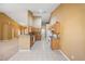 Open kitchen with granite countertops and oak cabinets at 447 Two Iron Nw Trl, Kennesaw, GA 30144