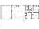 Detailed floor plan showcasing the layout of a home with a garage, bedrooms, kitchen, and living spaces at 649 Ozburn Nw Rd, Atlanta, GA 30318