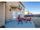 Private patio with table and chairs, great for outdoor dining at 5345 Bucknell Trce, Cumming, GA 30028