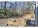View of backyard with wooded area at 2137 Chadwick Road, Atlanta, GA 30331