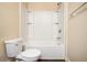 Bathroom with toilet and shower/tub combo at 2137 Chadwick Road, Atlanta, GA 30331