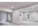 Spacious finished basement with neutral carpeting and recessed lighting at 233 Rainey Rd, Temple, GA 30179