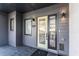 Modern front door with a stylish entryway at 1099 Hawthorne Ne St, Atlanta, GA 30307