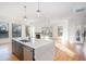 Spacious kitchen with island and hardwood floors at 1099 Hawthorne Ne St, Atlanta, GA 30307