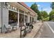 Modern storefront with bike rack and outdoor seating at 1187 Rambler Cross, Atlanta, GA 30312