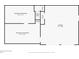 Basement layout featuring a garage, two finished basement areas, and stair access at 6389 Grafton Dr, Austell, GA 30168
